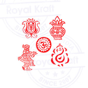 Religious Wooden Stamps - Set