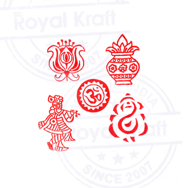 Religious Wooden Stamps - Set