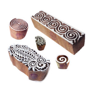 Round Wooden Stamps - Set
