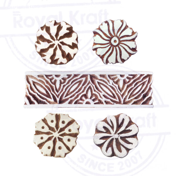 Round Wooden Stamps - Set
