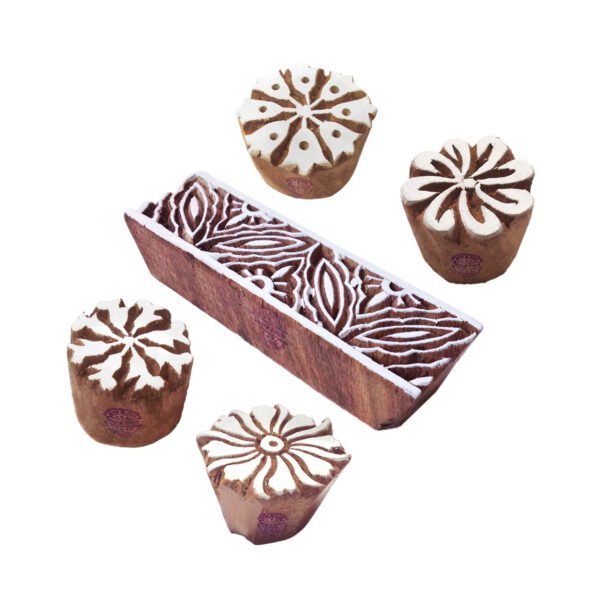 Round Wooden Stamps - Set