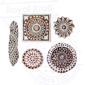 Round Wooden Stamps - Set