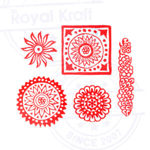 Round Wooden Stamps - Set