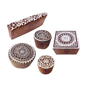 Round Wooden Stamps - Set