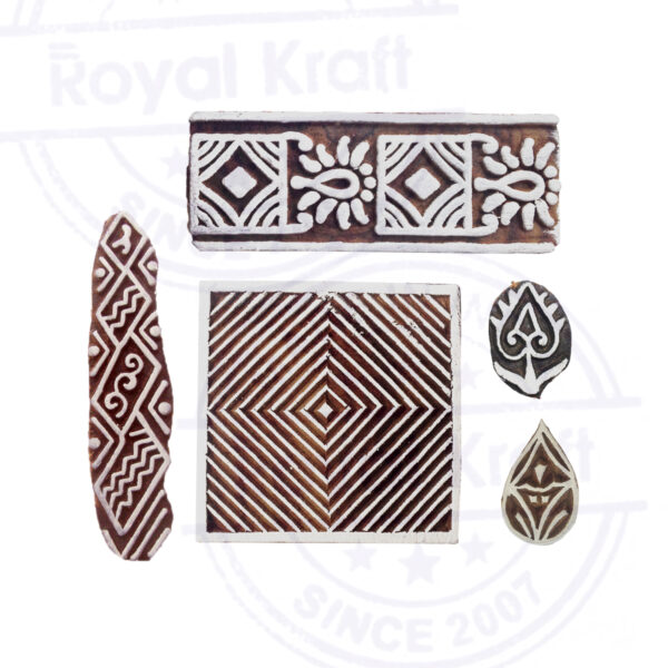 Border Wooden Stamps - Set