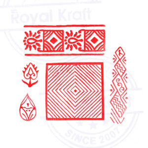 Border Wooden Stamps - Set