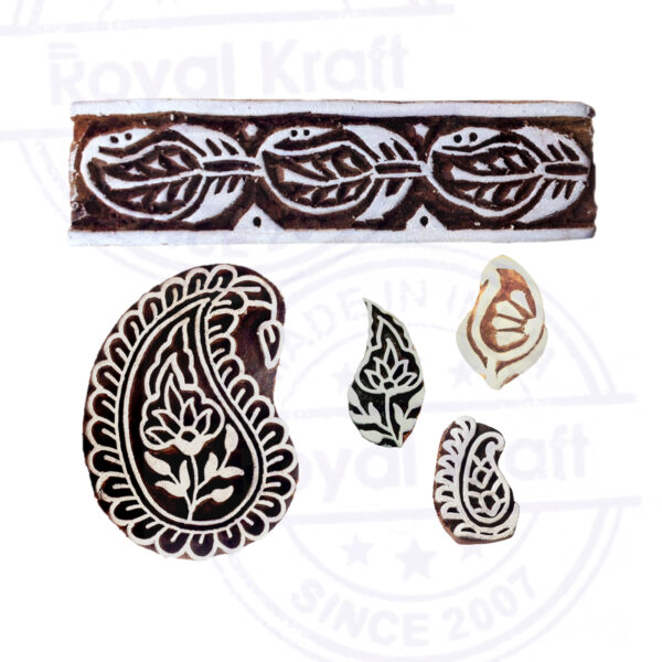 Paisley Wooden Stamps - Set