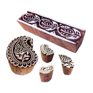 Paisley Wooden Stamps - Set