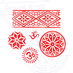 Round Wooden Stamps - Set