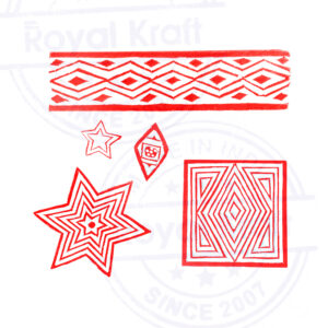 Star Wooden Stamps - Set