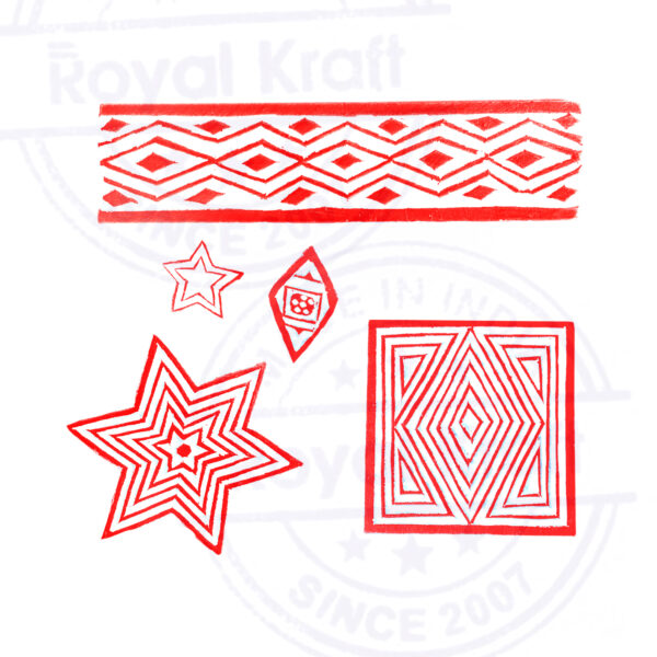 Star Wooden Stamps - Set