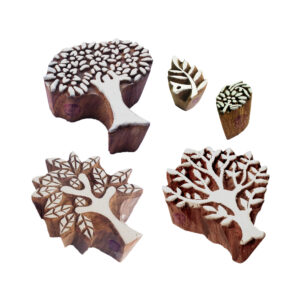 Tree Wooden Stamps - Set