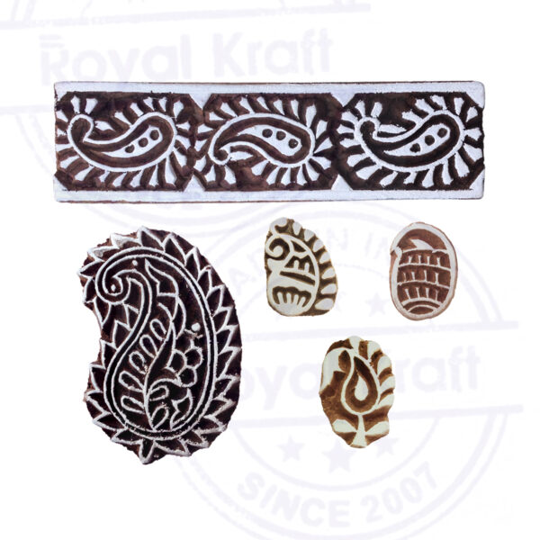 Paisley Wooden Stamps - Set