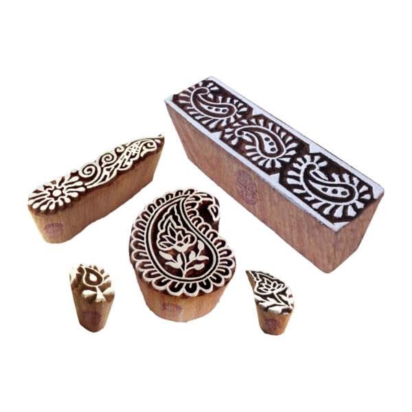Paisley Wooden Stamps - Set