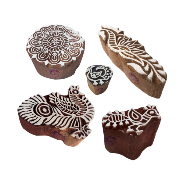 Animal Wooden Stamps - Set