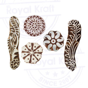 Round Wooden Stamps - Set