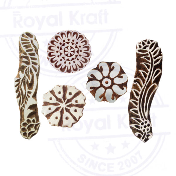 Round Wooden Stamps - Set