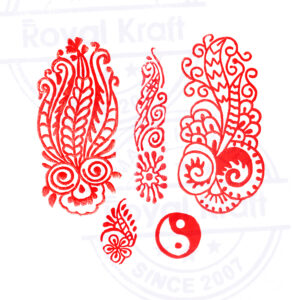 Floral Wooden Stamps - Set