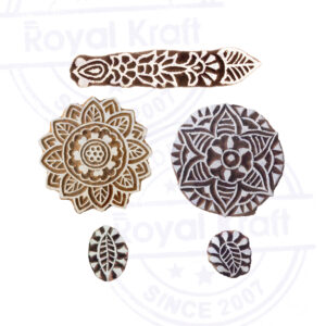 Round Wooden Stamps - Set