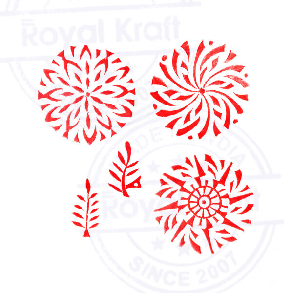 Round Wooden Stamps - Set