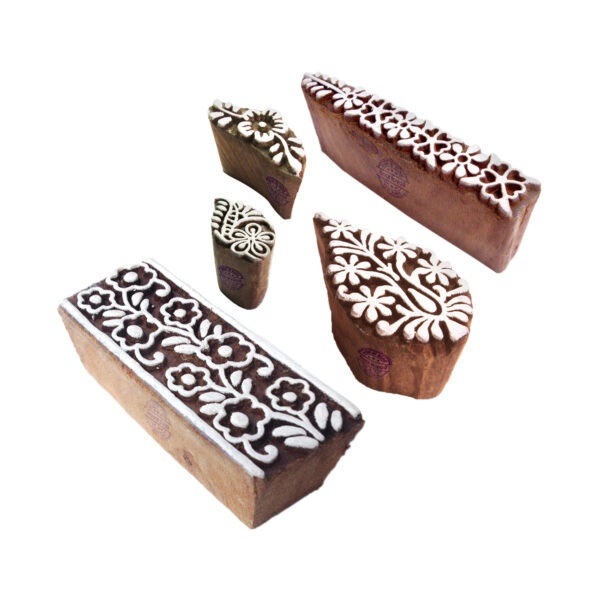 Indian Wooden Stamps - Set