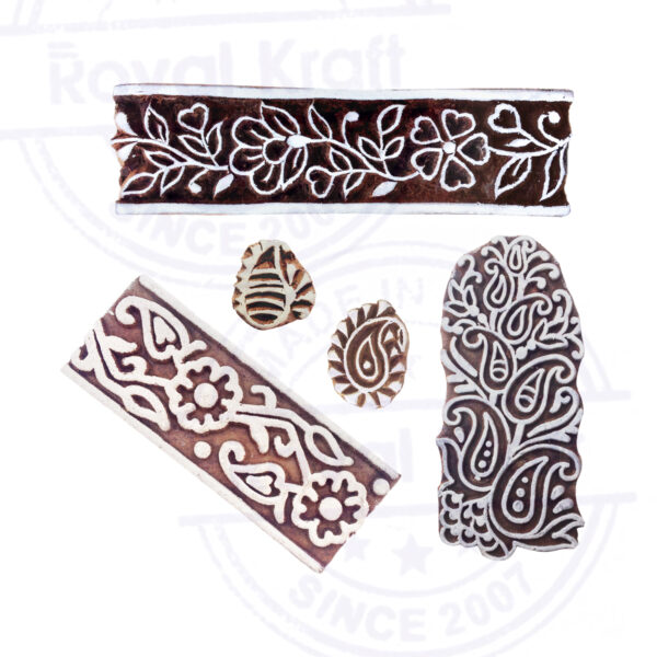 Border Wooden Stamps - Set