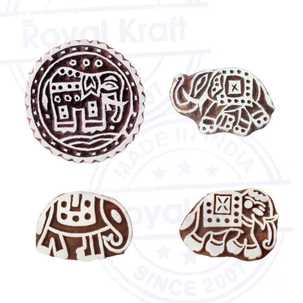 Animal Wooden Stamps - Set