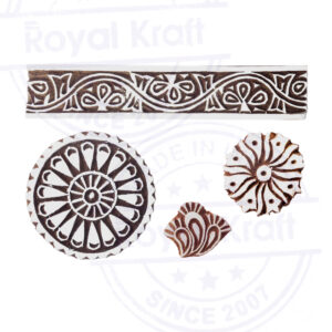 Indian Wooden Stamps - Set