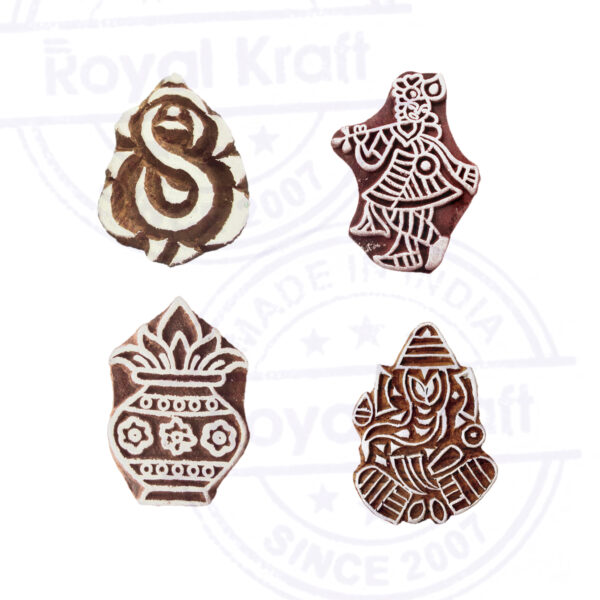 Religious Wooden Stamps - Set
