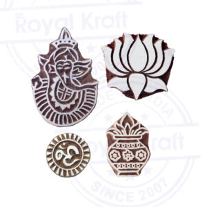 Religious Wooden Stamps - Set