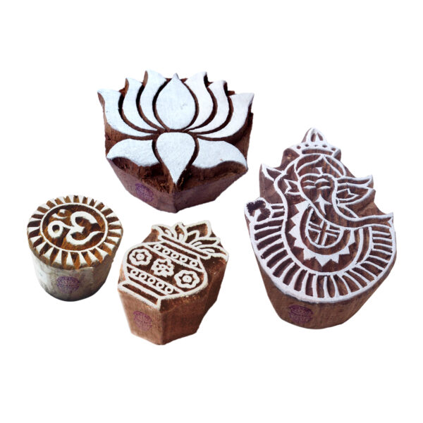 Religious Wooden Stamps - Set