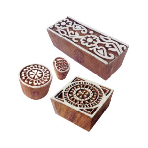 Indian Wooden Stamps - Set