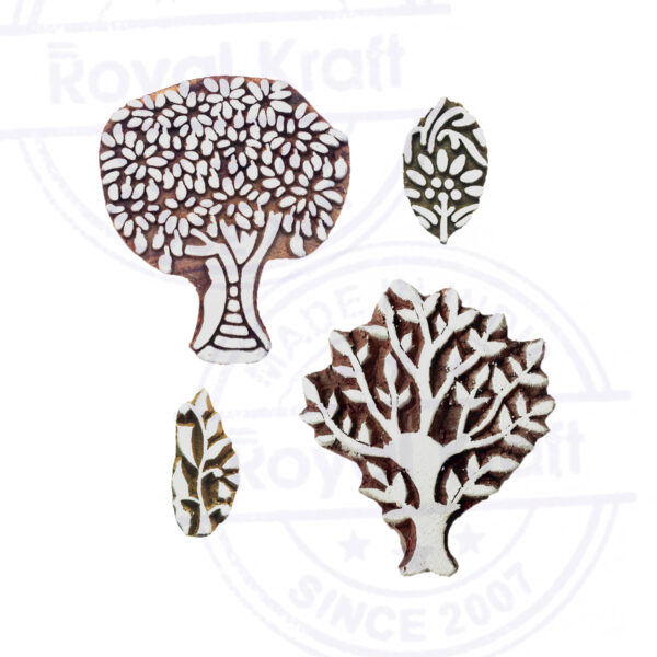 Tree Wooden Stamps - Set
