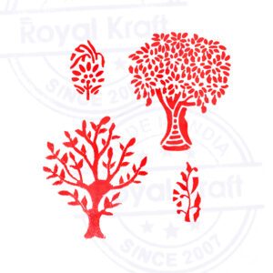 Tree Wooden Stamps - Set