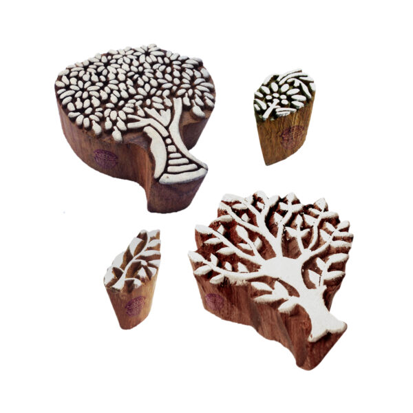 Tree Wooden Stamps - Set