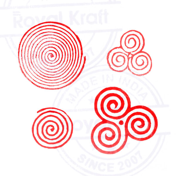 Round Wooden Stamps - Set