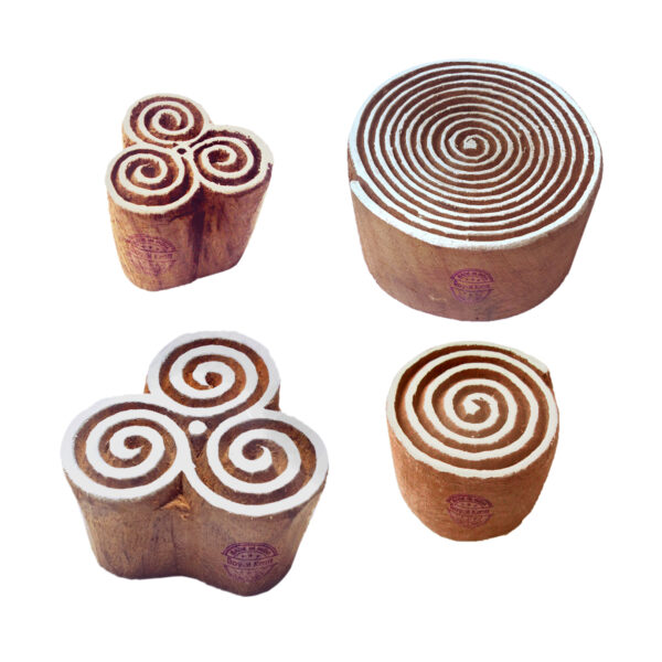 Round Wooden Stamps - Set