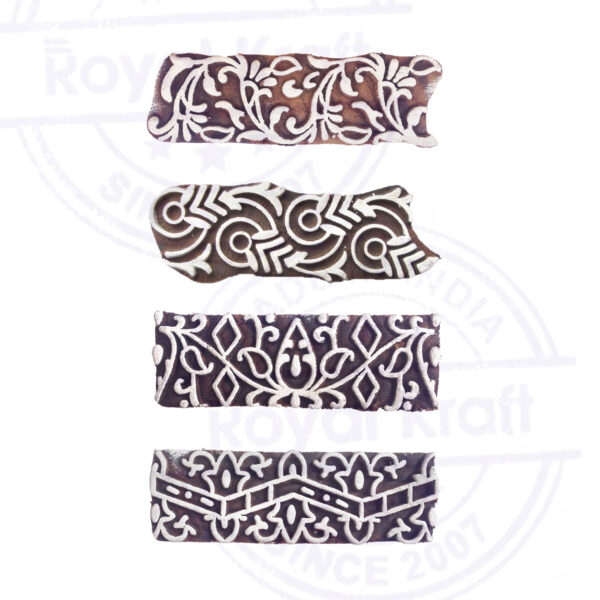Border Wooden Stamps - Set