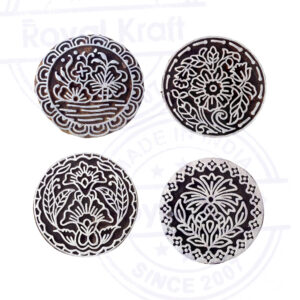 Round Wooden Stamps - Set