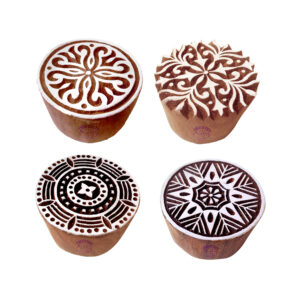 Round Wooden Stamps - Set