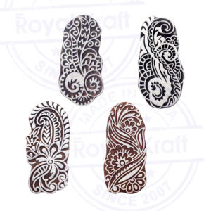 Floral Wooden Stamps - Set