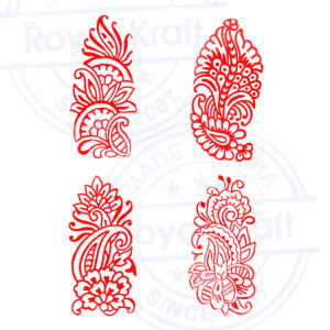 Floral Wooden Stamps - Set