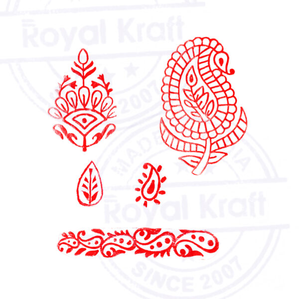 Paisley Wooden Stamps - Set