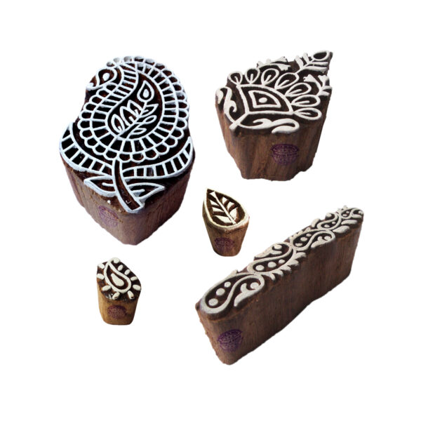 Paisley Wooden Stamps - Set