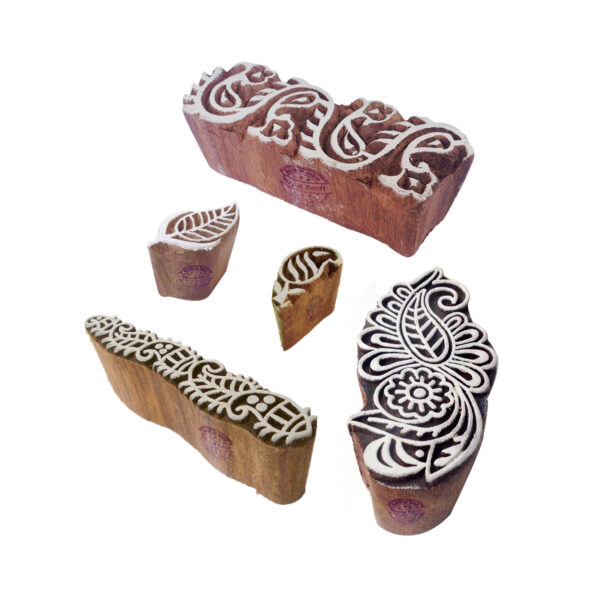 Paisley Wooden Stamps - Set