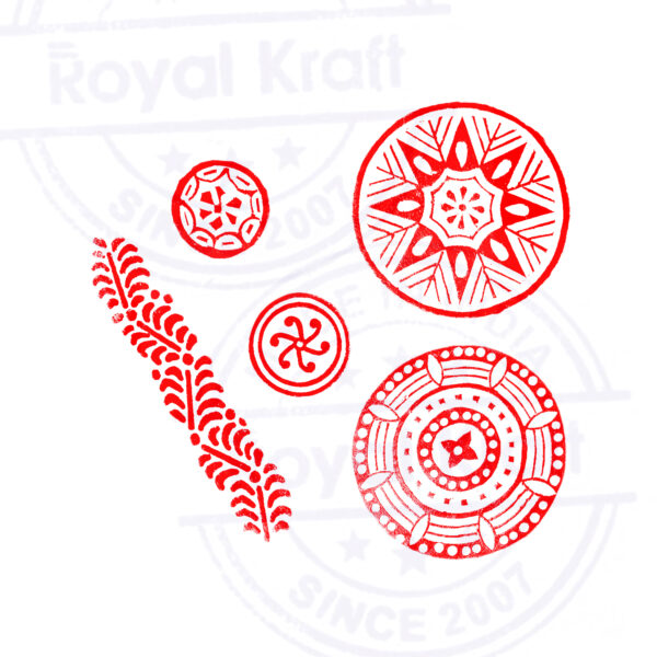 Round Wooden Stamps - Set