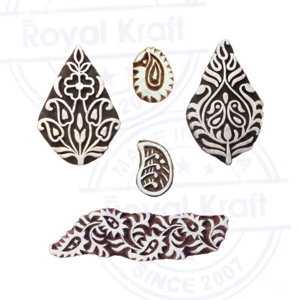 Paisley Wooden Stamps - Set