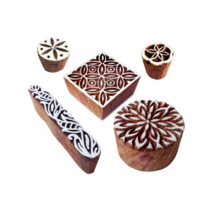 Round Wooden Stamps - Set