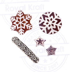 Star Wooden Stamps - Set