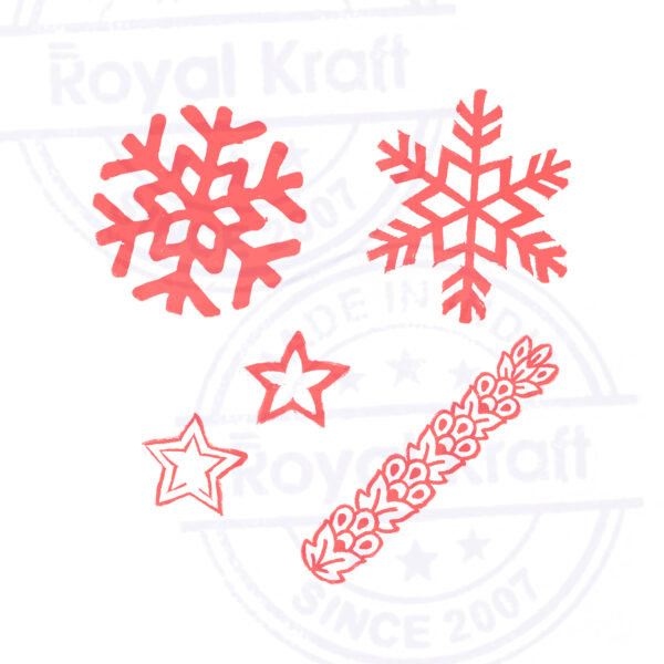 Star Wooden Stamps - Set